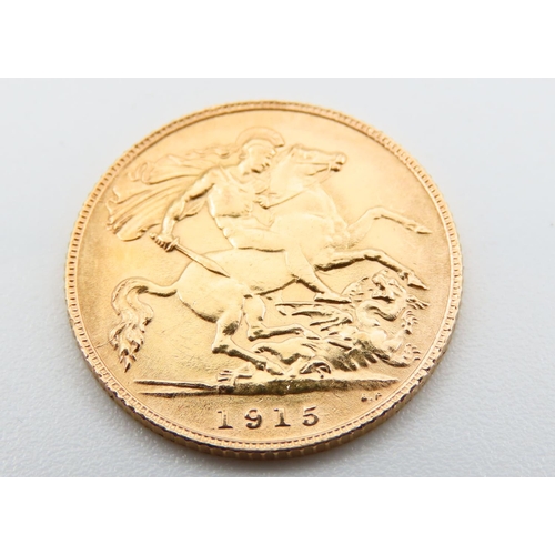 352 - Half Sovereign Dated 1915