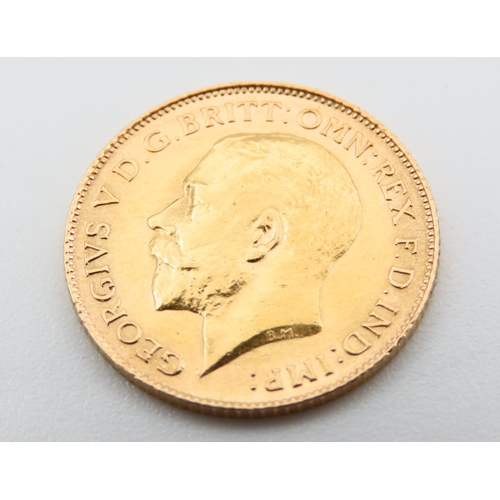 352 - Half Sovereign Dated 1915