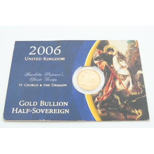 358 - Commemorative Half Sovereign Dated 2006 Contained within Original Sleeve