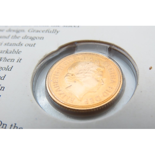 359 - Commemorative Half Sovereign Dated 2008 Contained within Original Sleeve