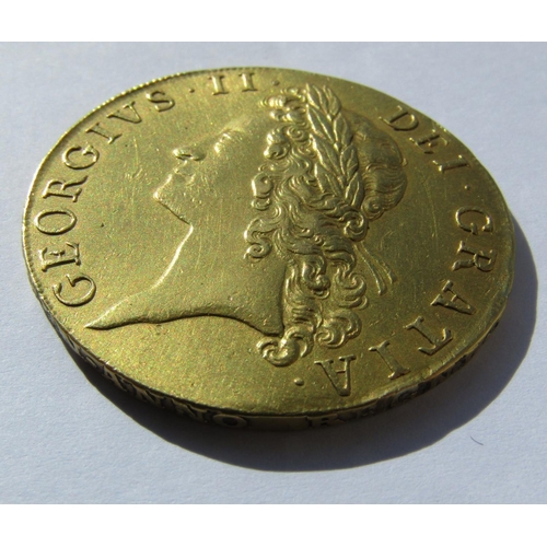 375 - George II (Reign 1727-1760) Five Guinea Gold Coin Dated 1741 Exceptional Condition