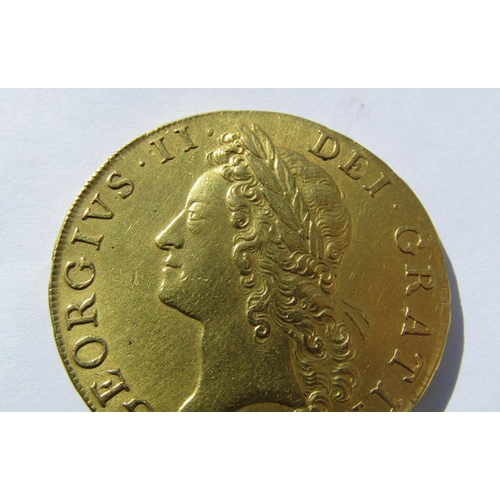 375 - George II (Reign 1727-1760) Five Guinea Gold Coin Dated 1741 Exceptional Condition