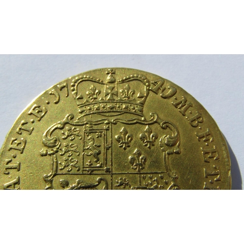 375 - George II (Reign 1727-1760) Five Guinea Gold Coin Dated 1741 Exceptional Condition