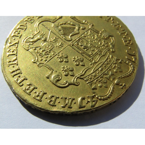 375 - George II (Reign 1727-1760) Five Guinea Gold Coin Dated 1741 Exceptional Condition