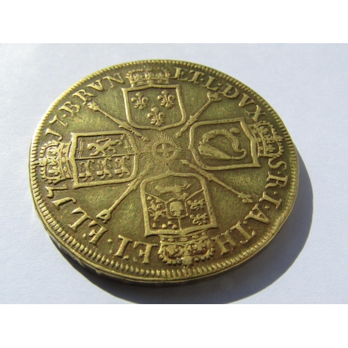 376 - George I (Reign 1714-1727) Five Guinea Gold Coin Dated 1717 Exceptional Condition