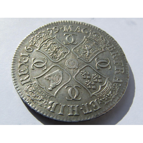 377 - Charles II (Reign 1660-1685) Five Shilling Silver Coin Dated 1679 Exceptional Condition