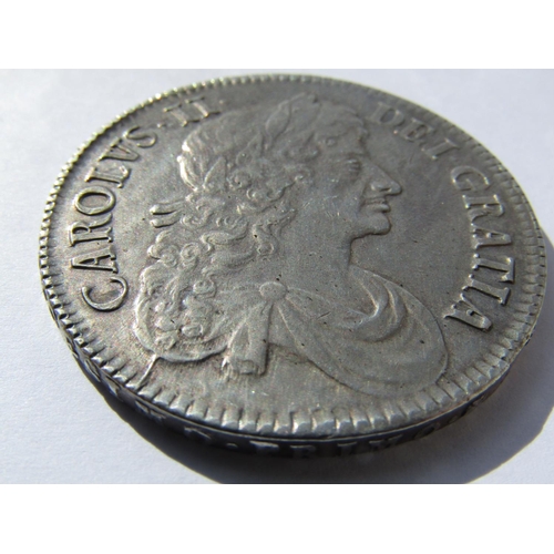 377 - Charles II (Reign 1660-1685) Five Shilling Silver Coin Dated 1679 Exceptional Condition