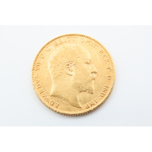 39 - Full Gold Sovereign Dated 1908
