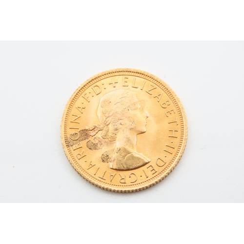 45 - Full Gold Sovereign Dated 1963
