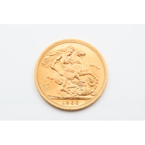 49 - Full Gold Sovereign Dated 1966
