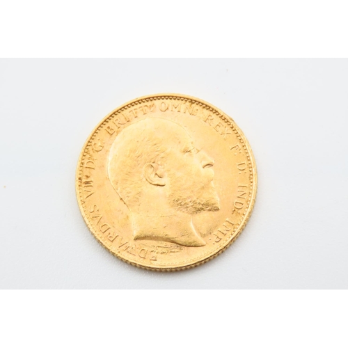 52 - Full Gold Sovereign Dated 1907