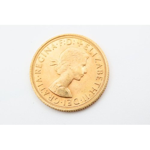 55 - Full Gold Sovereign Dated 1966