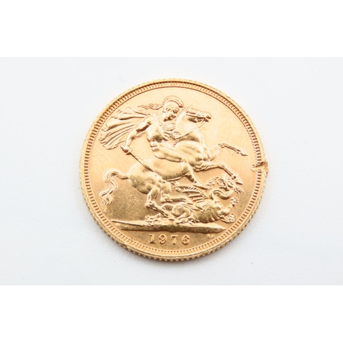 57 - Full Gold Sovereign Dated 1976