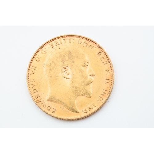 6 - Full Gold Sovereign Dated 1910