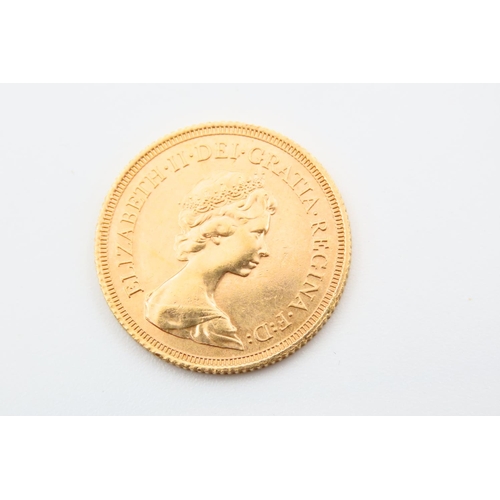 68 - Full Gold Sovereign Dated 1976