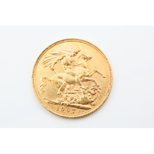 69 - Full Gold Sovereign Dated 1907