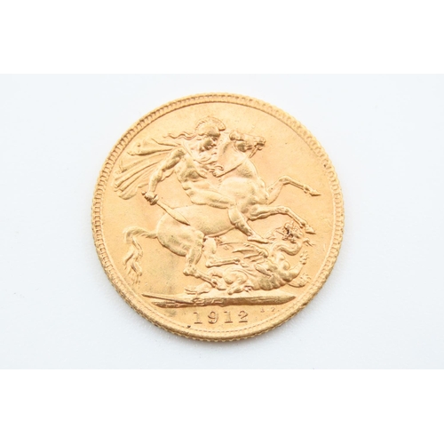 7 - Full Gold Sovereign Dated 1912