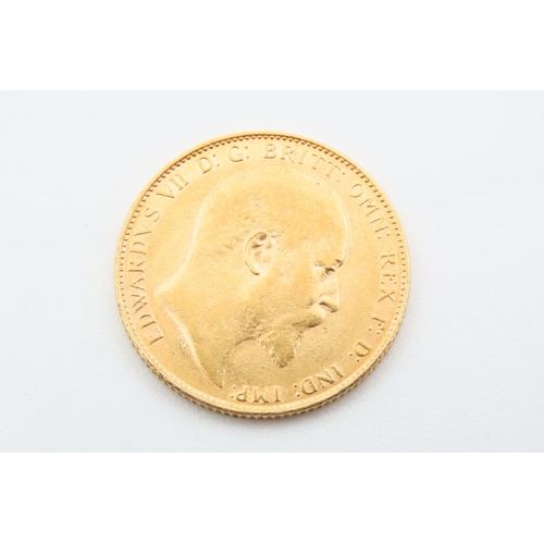 72 - Full Gold Sovereign Dated 1907