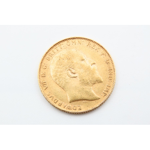 76 - Full Gold Sovereign Dated 1910