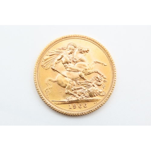 77 - Full Gold Sovereign Dated 1966