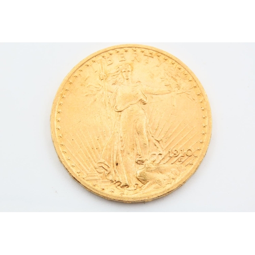 85 - USA $20 Double Eagle 'Coronet Liberty' Dated 1910