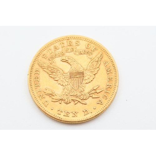 88 - USA $10 Eagle 'Liberty Head' Dated 1893