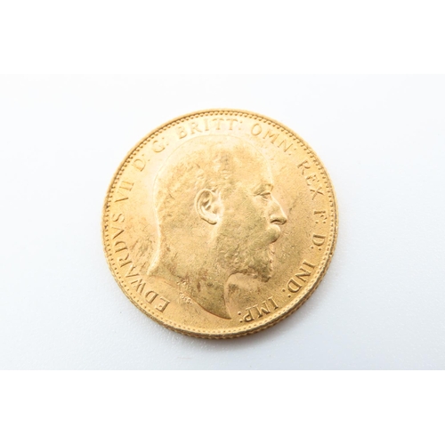 95 - Full Gold Sovereign Dated 1908