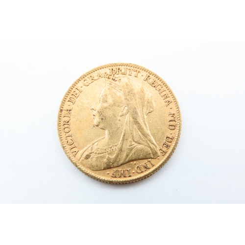 96 - Full Gold Sovereign Dated 1899