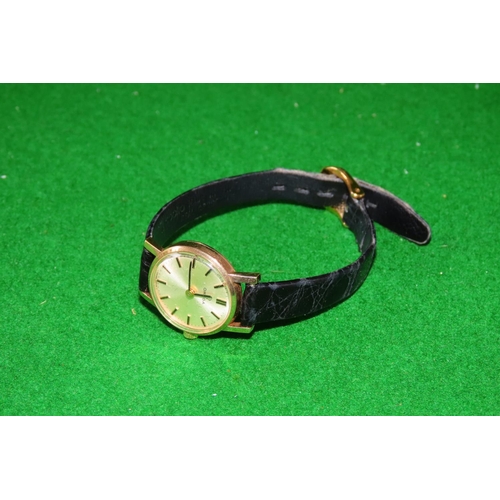 1062 - Ladies Omega Wristwatch Gilded Baton Dial Decoration