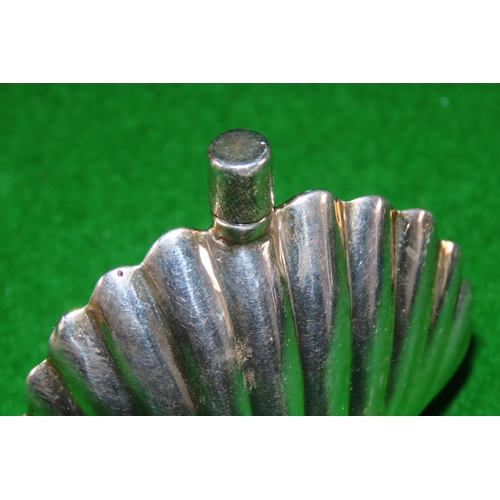 1084 - Silver Shell Form Tot with Cover