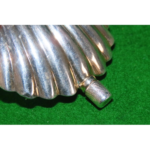 1084 - Silver Shell Form Tot with Cover