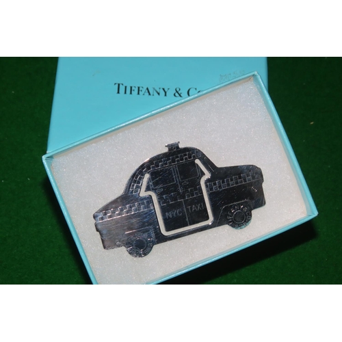 1093 - Tiffany and Co. NYC Taxi Motif Pendant Hallmarked and Signed Contained within Original Presentation ... 