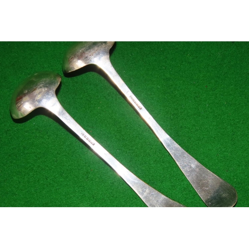 1095 - Pair of SILVER PLATED Ladles Each Approximately 22cm Long