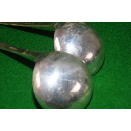 1095 - Pair of SILVER PLATED Ladles Each Approximately 22cm Long