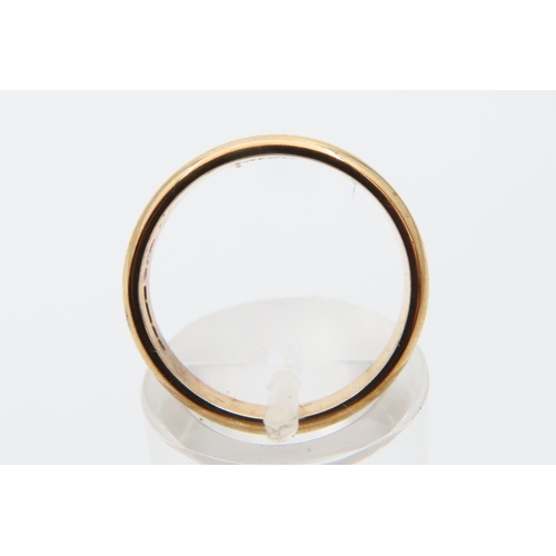 122 - 9 Carat Yellow Gold Band Ring Size M