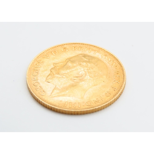 162 - Gold Half Sovereign Dated 1914