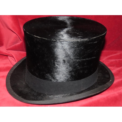 751 - Silk Top Hat Overall Good Condition Mrs. Gormley's Riding Out Hat
