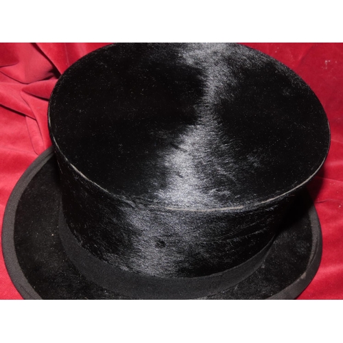 751 - Silk Top Hat Overall Good Condition Mrs. Gormley's Riding Out Hat