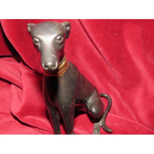 755 - Three Bronze Sculptures of Whippets