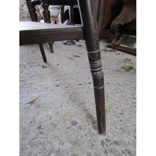 889 - Antique Mahogany Rectangular Form Table with Undertier Approximately 26 Inches Wide x 26 Inches High... 