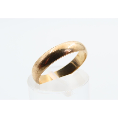 91 - 9 Carat Rose Gold Band Ring Size L