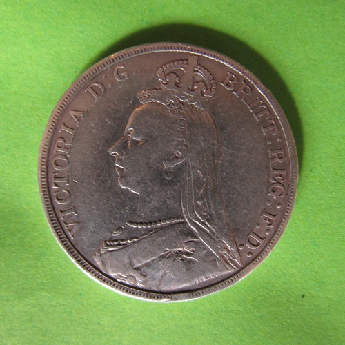 491 - Silver Queen Victoria Coin Dated 1889