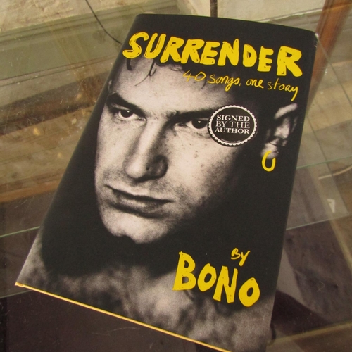 567 - Bono Surrender by Bono Autobiography Signed Hardback First Edition