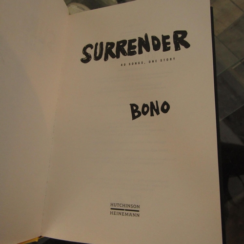 567 - Bono Surrender by Bono Autobiography Signed Hardback First Edition