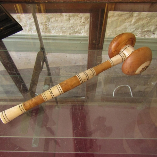 583 - Unusual Old Oriental Gavel Approximately 10 Inches Long