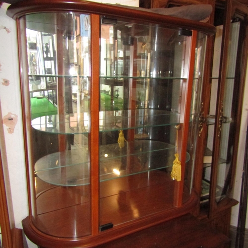 615 - Counter Top Display Cabinet with Three Glass Shelves Approximately 22 Inches Wide