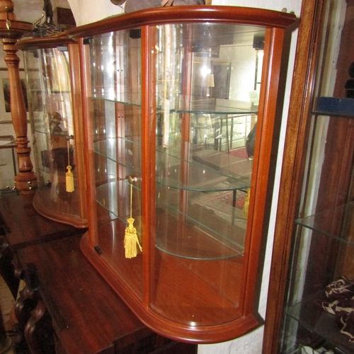 615 - Counter Top Display Cabinet with Three Glass Shelves Approximately 22 Inches Wide