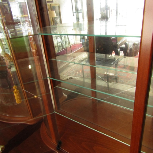 615 - Counter Top Display Cabinet with Three Glass Shelves Approximately 22 Inches Wide