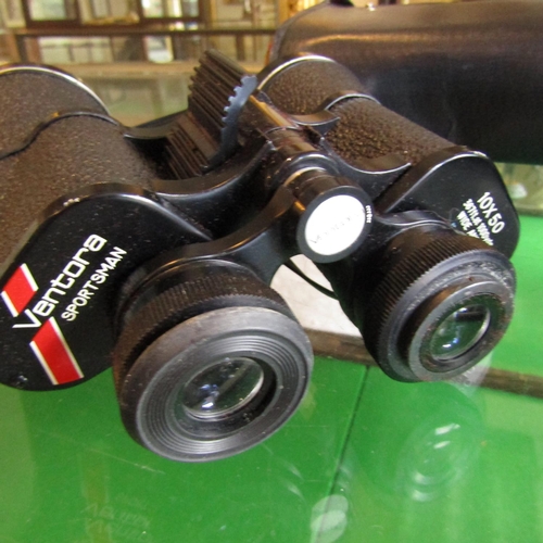 624 - Two Pairs of Binoculars with Carry Cases