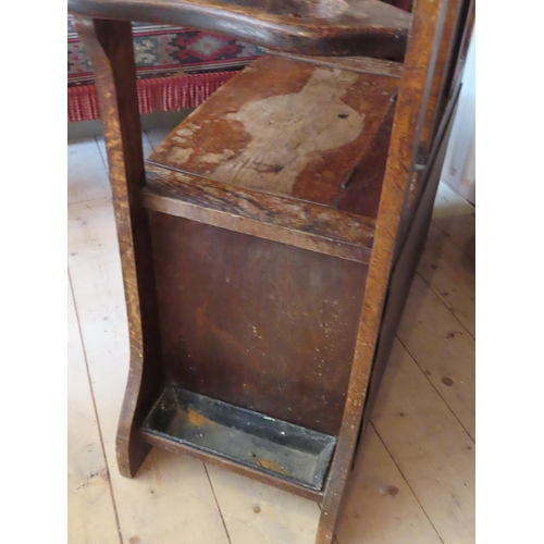 653 - Edwardian Hall Bench with Lift Up Seat Approximately 26 Inches Wide